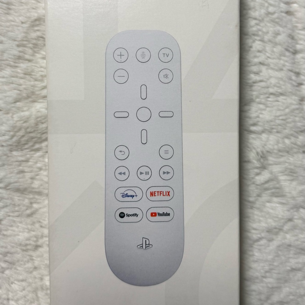 NIB Sony PS5 Media Remote in White- Streaming Shortcut Buttons